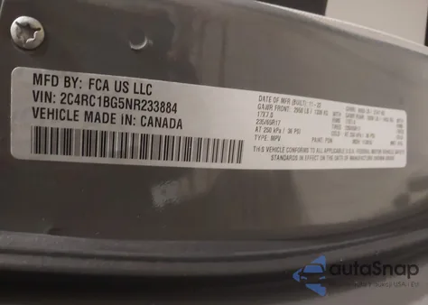 2022 Chrysler Pacifica Touring L from USA, damaged, VIN 2C4RC1BG5NR233884